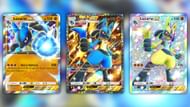 All Lucario ex variants in the game (Image via The Pokemon Company)